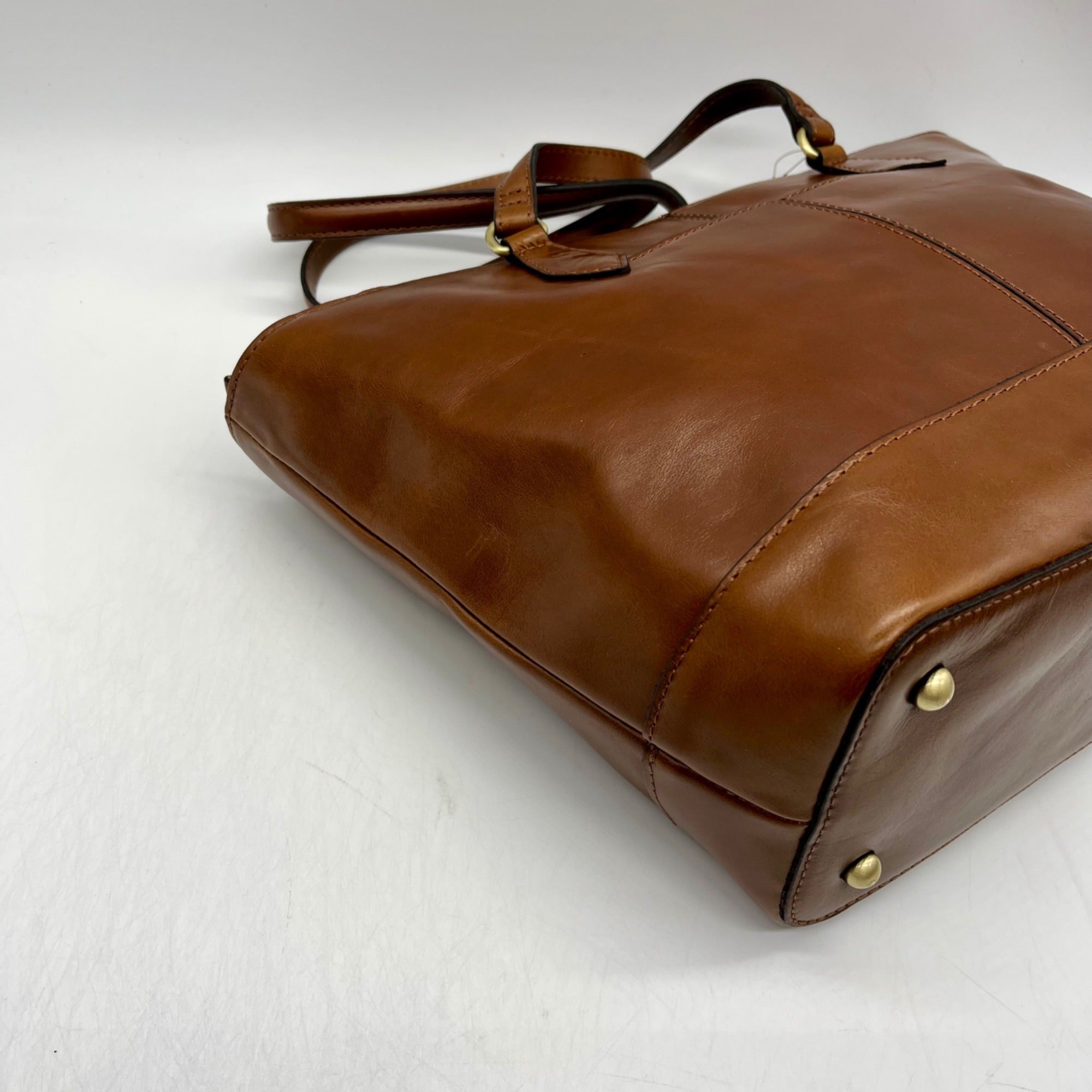 Patricia Nash Meka Cognac Leather Tote
