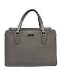 Kate Spade Gray Saffiano Leather Laurel Way Reese Satchel Bag