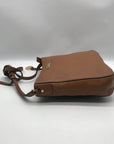 Michael Kors Brown Leather Jet Set Travel Large Crossbody Messenger Bag