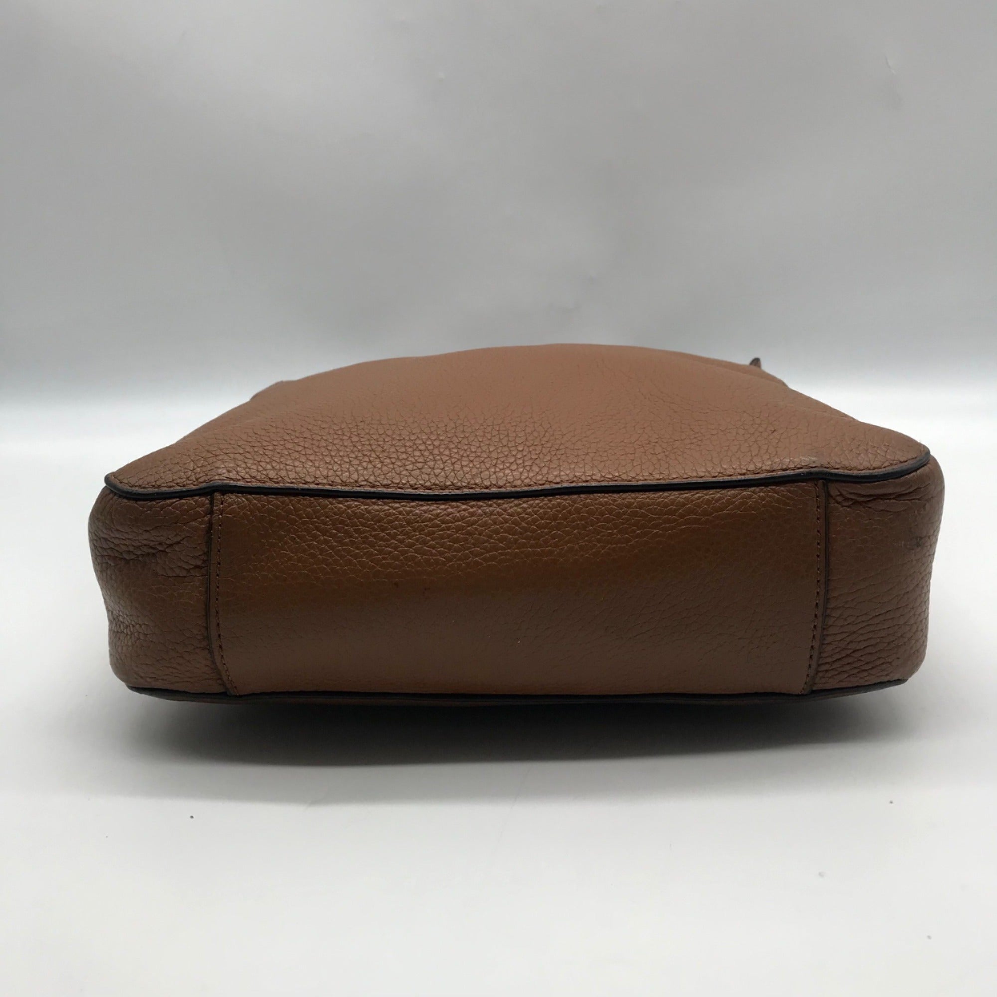 Michael Kors Brown Leather Jet Set Travel Large Crossbody Messenger Bag