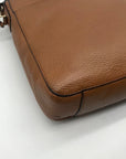 Michael Kors Brown Leather Jet Set Travel Large Crossbody Messenger Bag