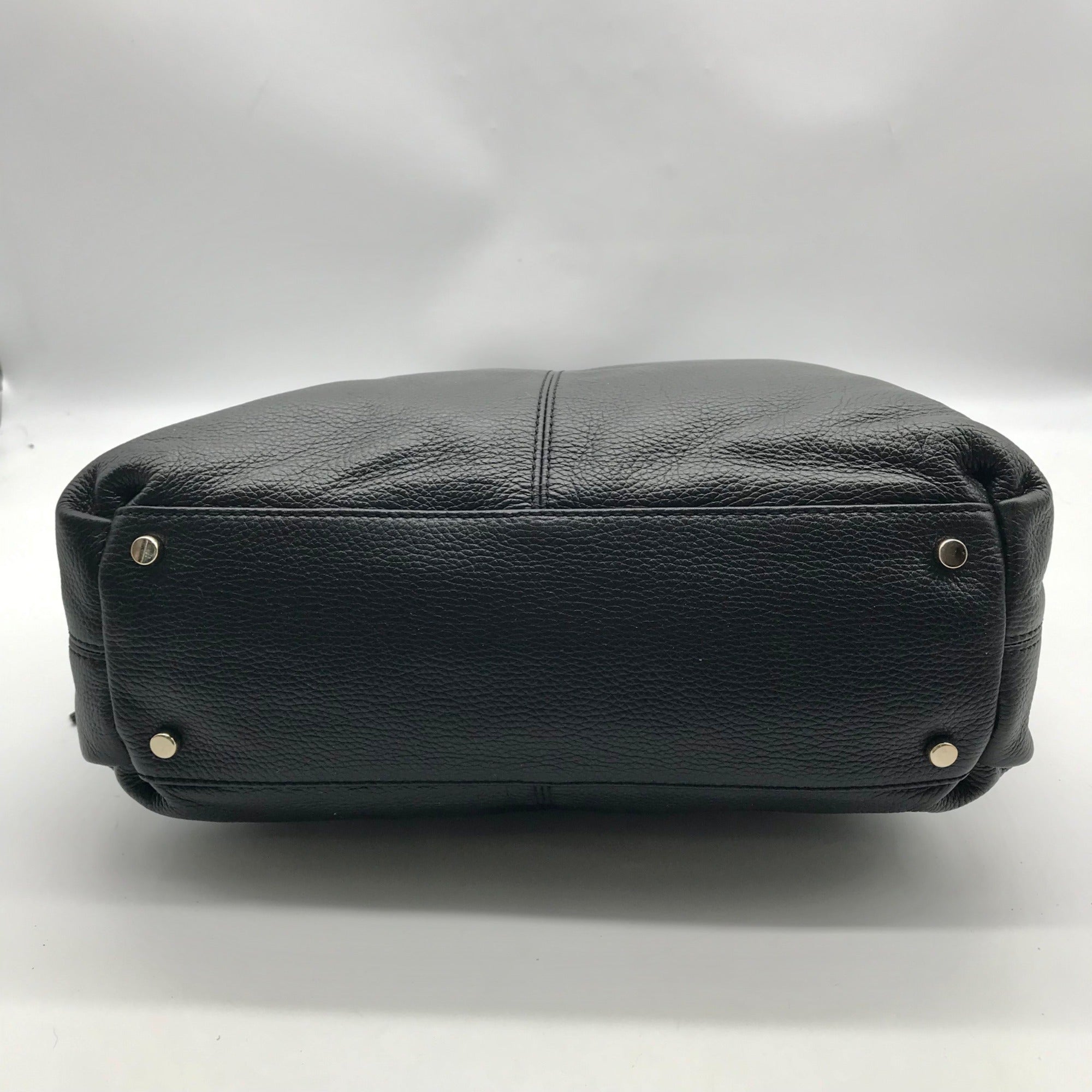Kate Spade Black Pebbled Leather Ashlyn Belltown Shoulder Bag