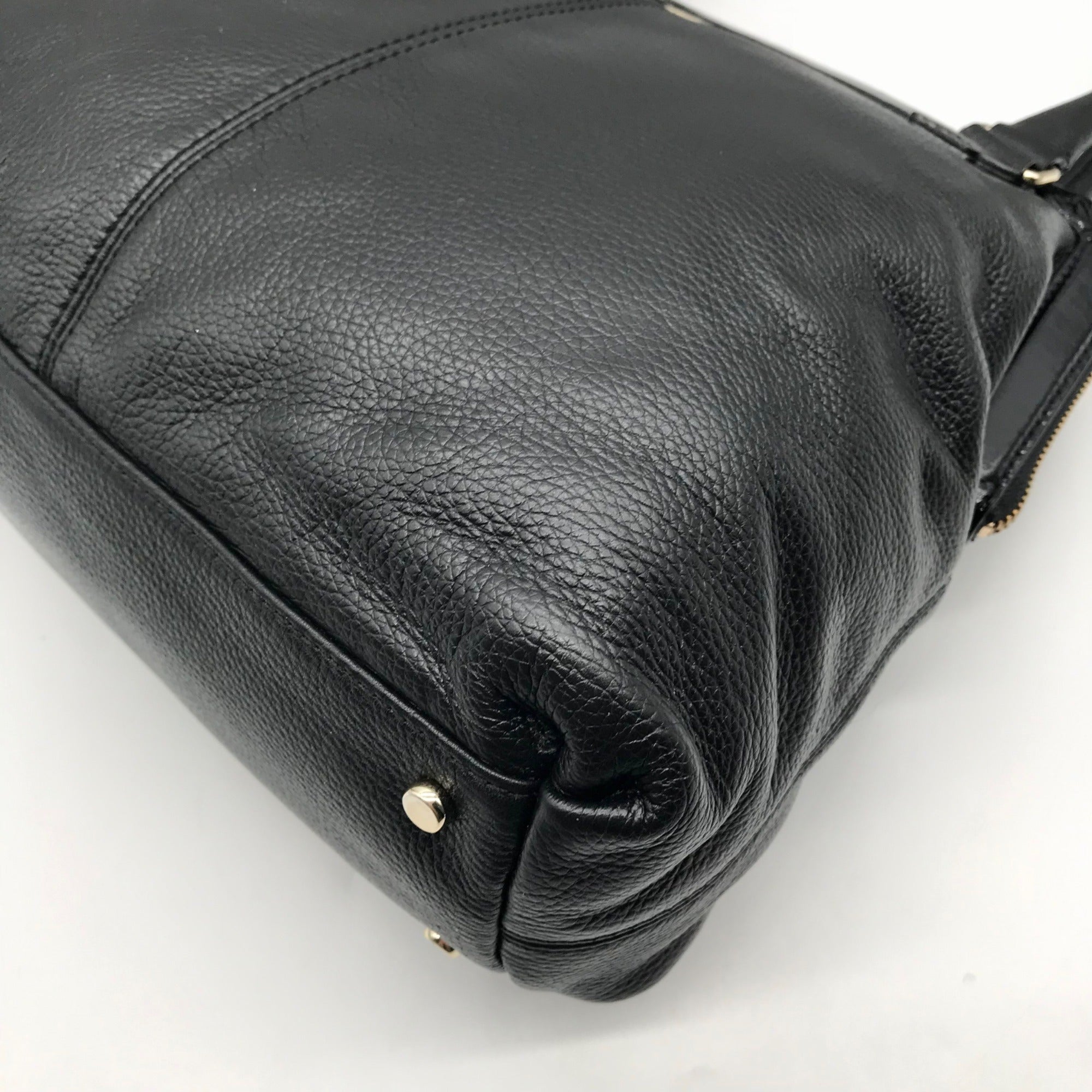 Kate Spade Black Pebbled Leather Ashlyn Belltown Shoulder Bag