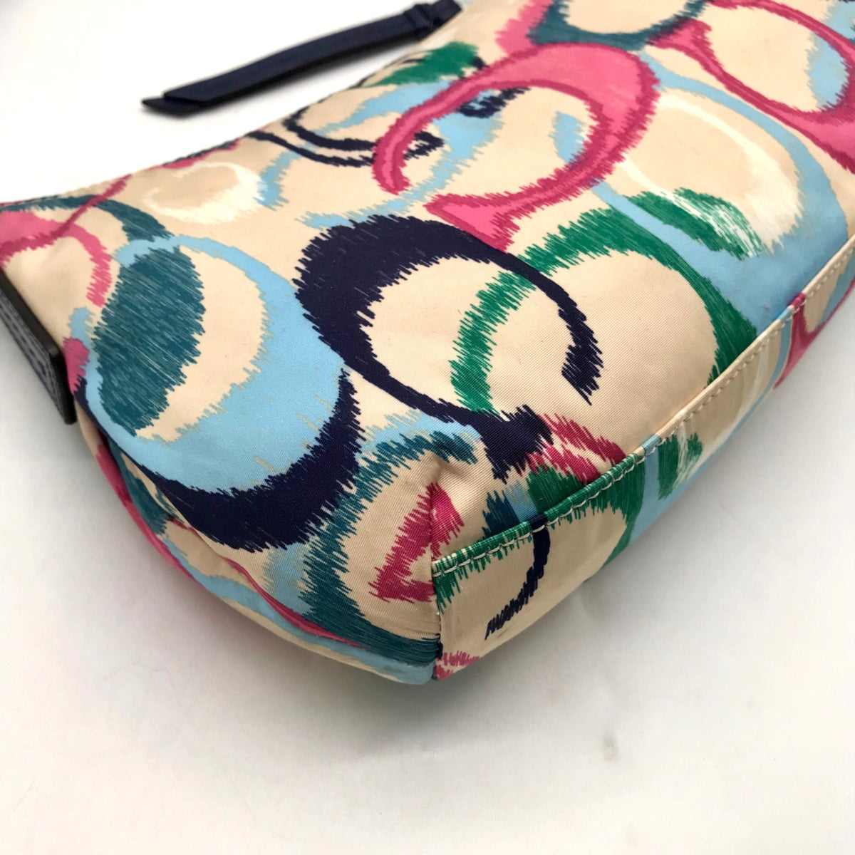 Coach Multi-Colored Signature Fabric Shoulder Bag