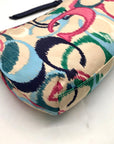 Coach Multi-Colored Signature Fabric Shoulder Bag