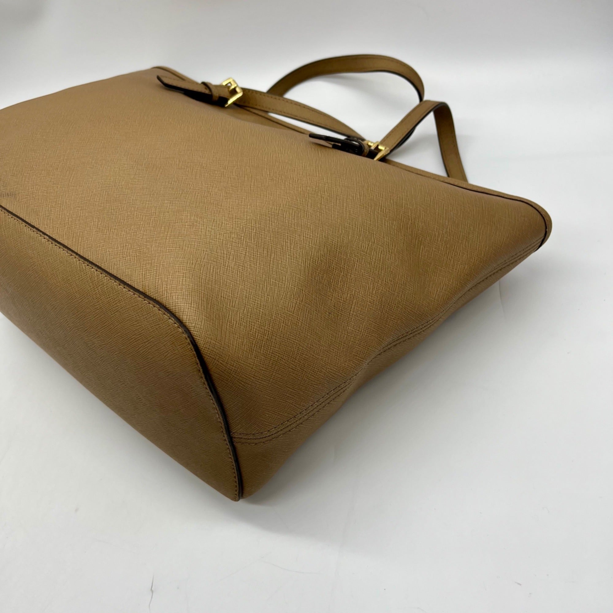 Michael Kors Brown Jet Set Travel Large Saffiano Leather Tote Bag