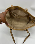 Michael Kors Brown Jet Set Travel Large Saffiano Leather Tote Bag