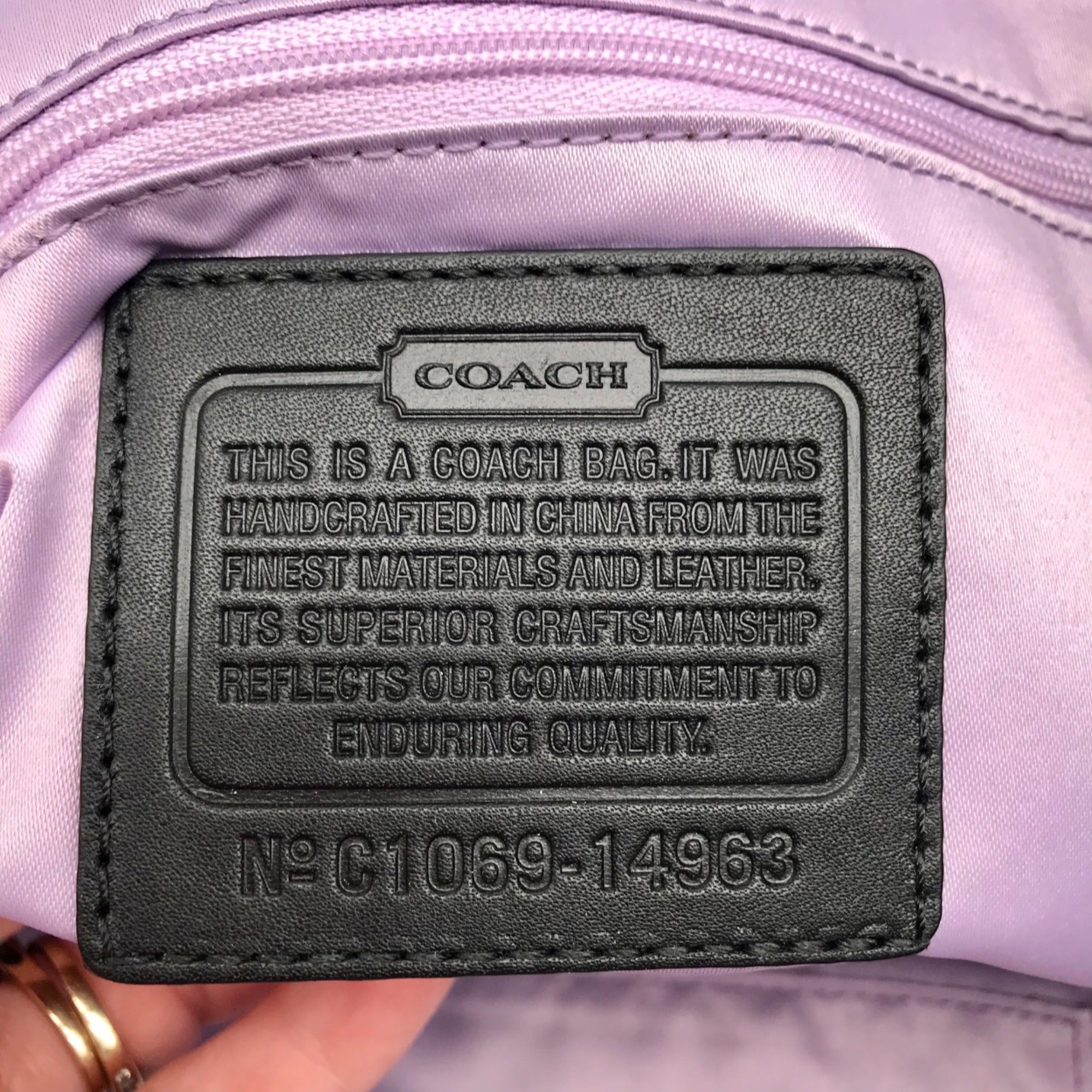 Coach Black Canvas Leather Julia OP Art Shoulder Tote Bag 14963