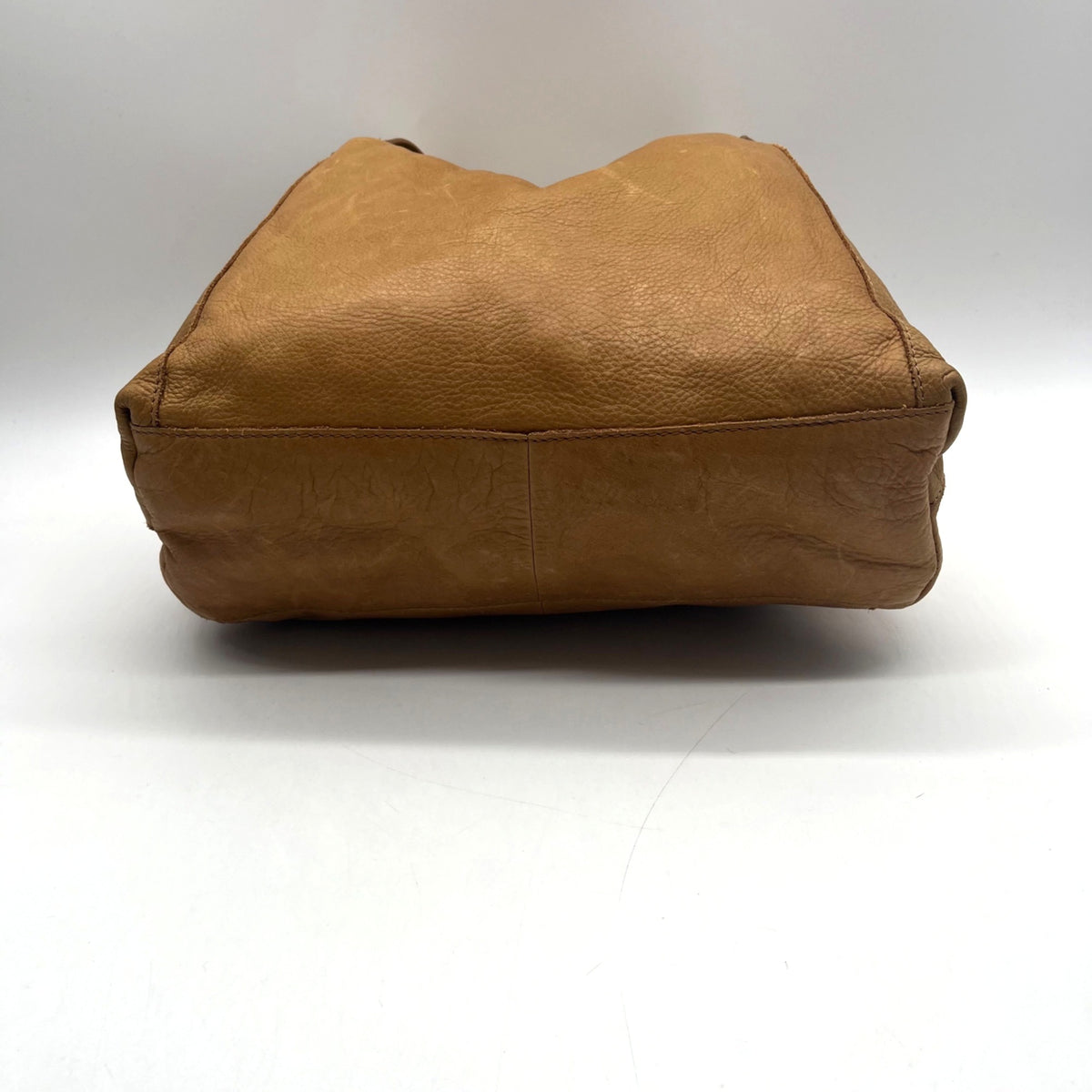 American Leather CO. Tan Lenox Triple Entry Satchel Bag