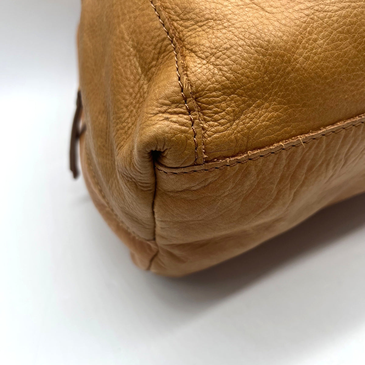 American Leather CO. Tan Lenox Triple Entry Satchel Bag