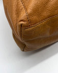 American Leather CO. Tan Lenox Triple Entry Satchel Bag