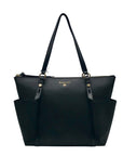 Michael Kors Black Leather Tote Bag