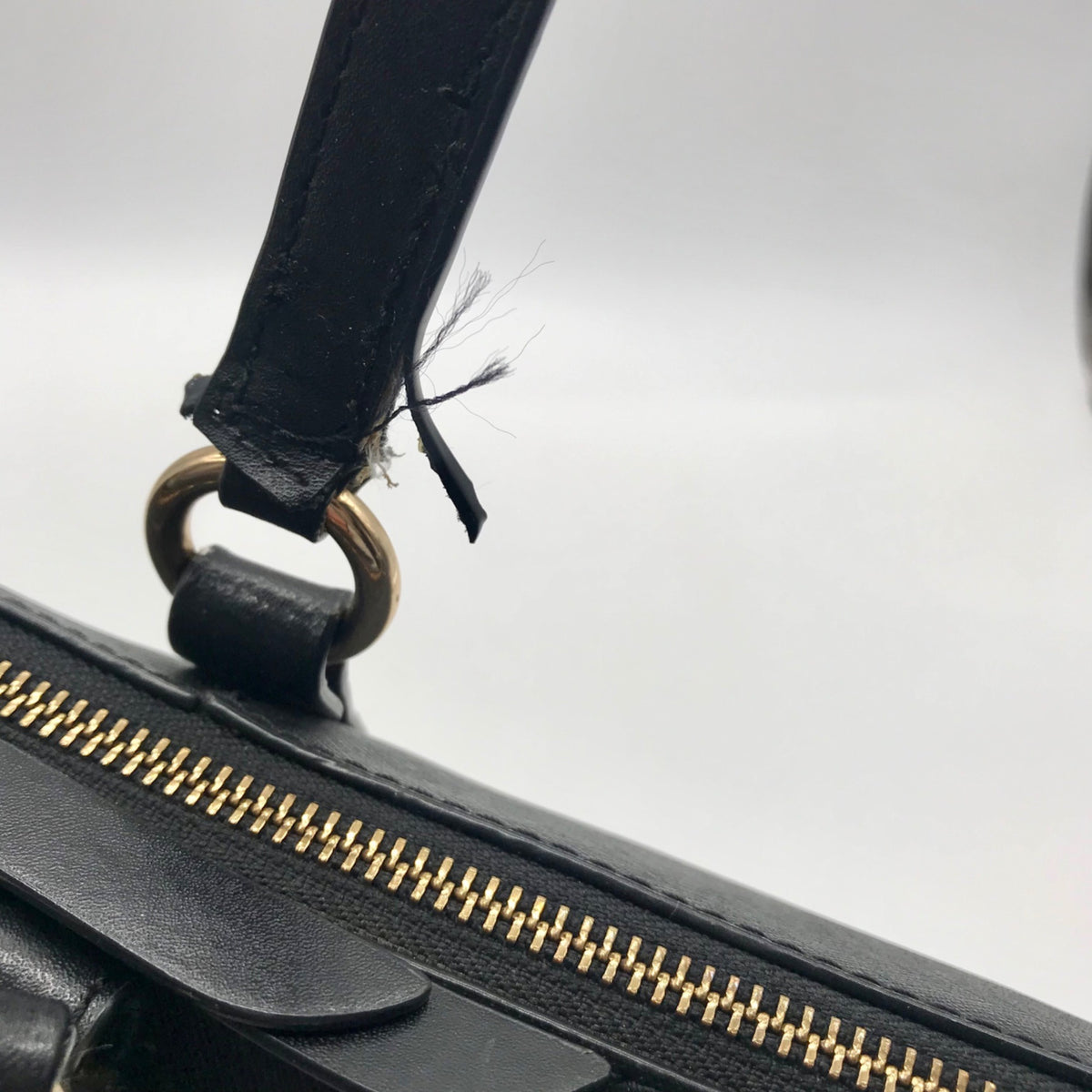 Michael Kors Black Leather Tote Bag