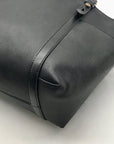 Michael Kors Black Leather Tote Bag