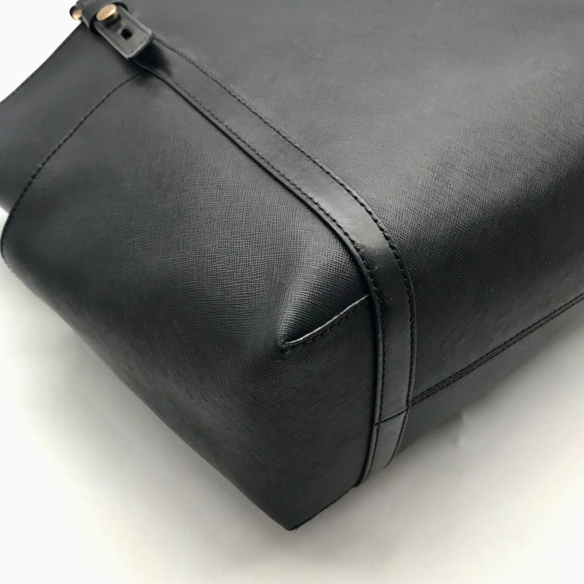 Michael Kors Black Leather Tote Bag