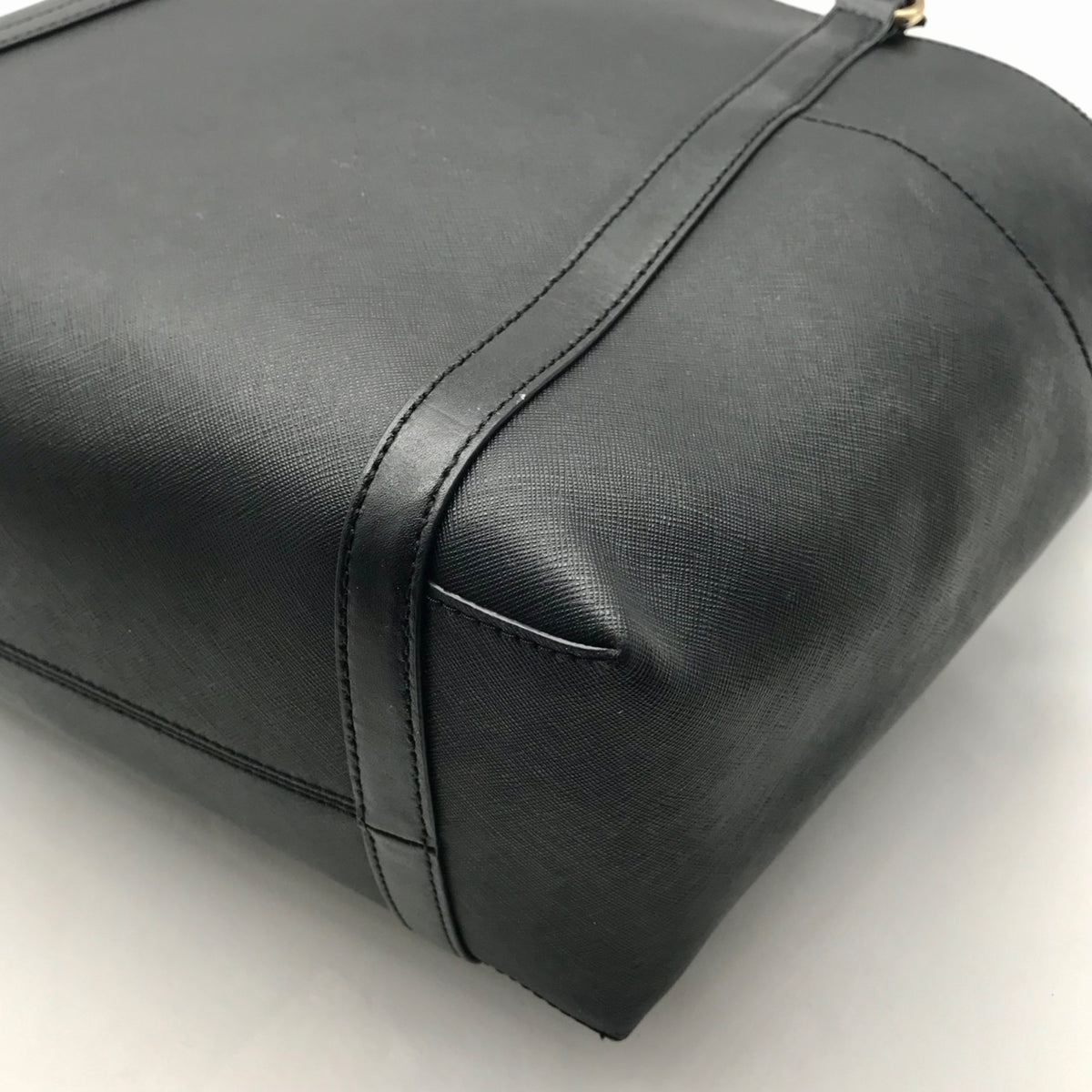Michael Kors Black Leather Tote Bag