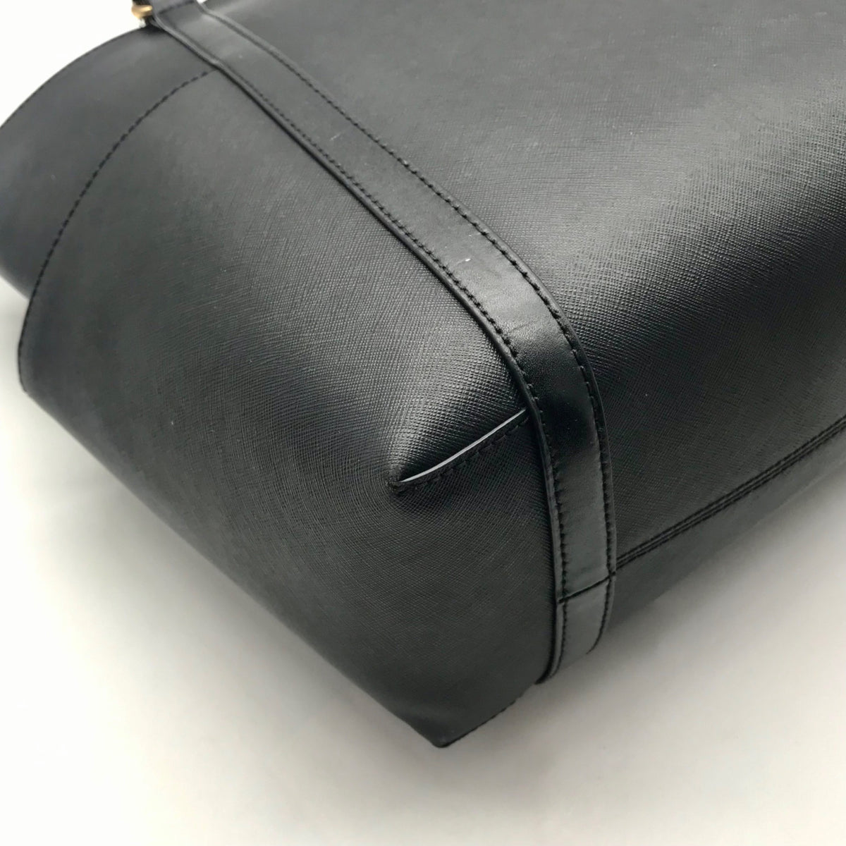 Michael Kors Black Leather Tote Bag