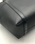 Michael Kors Black Leather Tote Bag