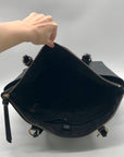 Michael Kors Black Leather Tote Bag