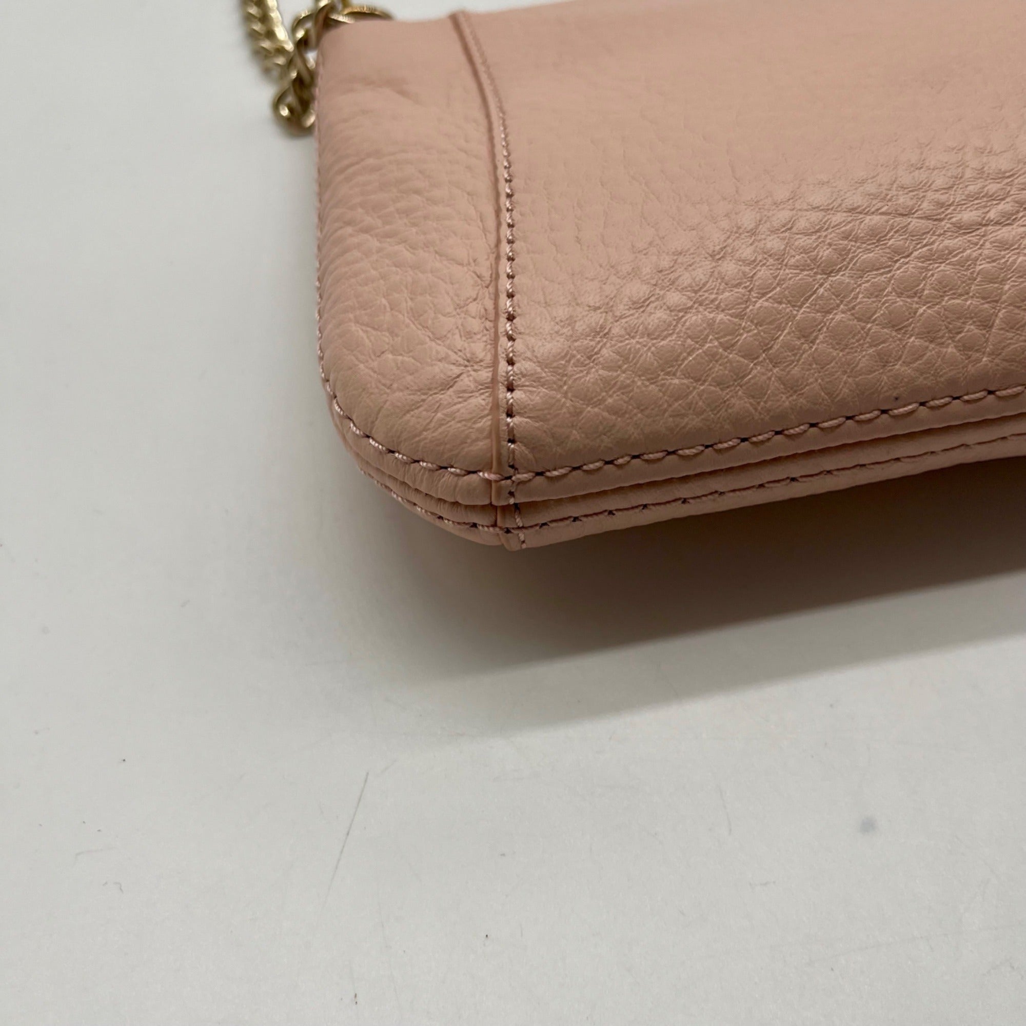 Kate Spade Pebbled Leather Blush Pink Wellesley Shoulder Bag