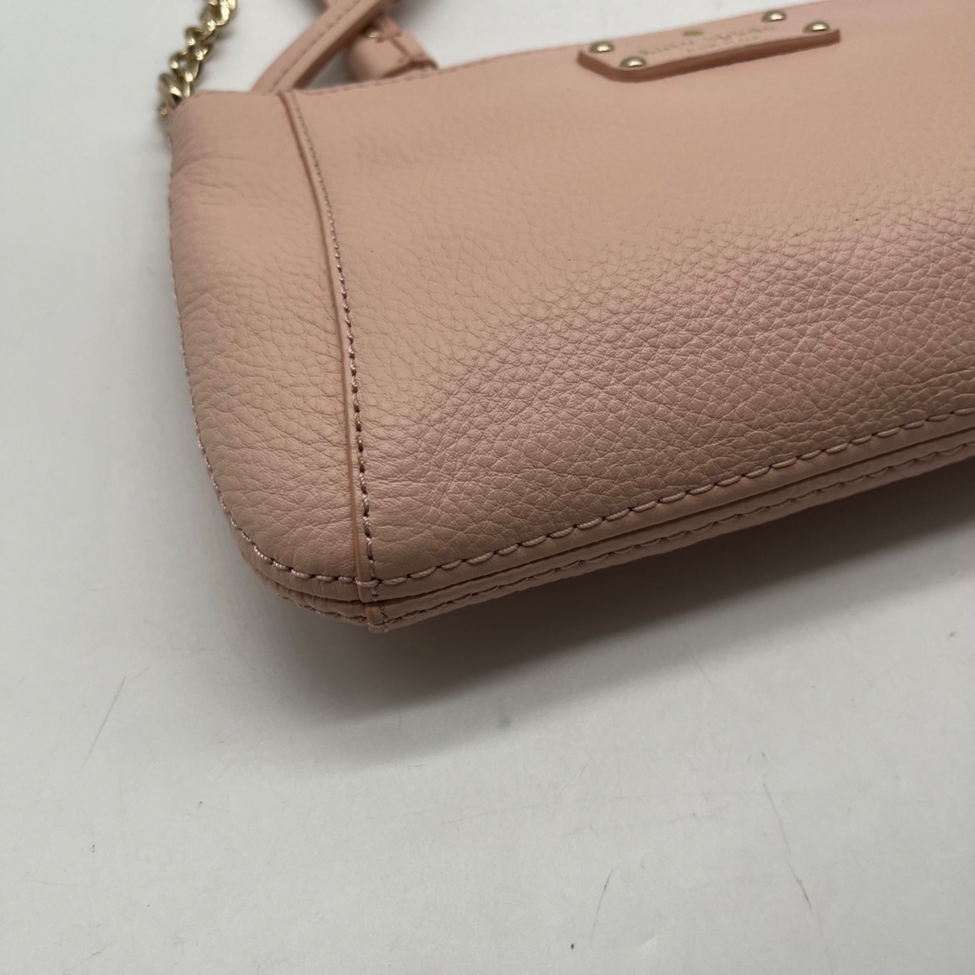 Kate Spade Pebbled Leather Blush Pink Wellesley Shoulder Bag