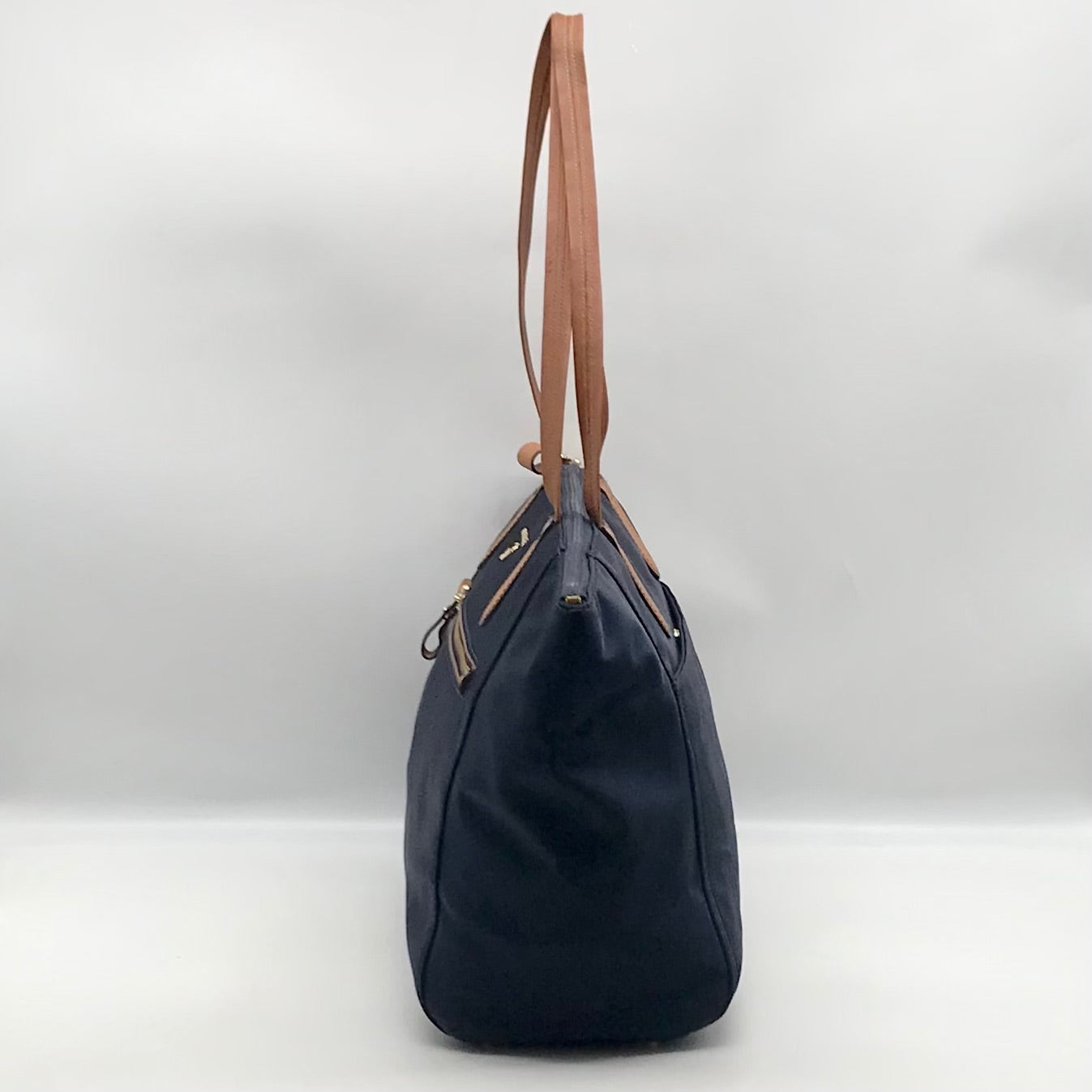 Michael Kors Blue Nylon Kelsey Tote Bag