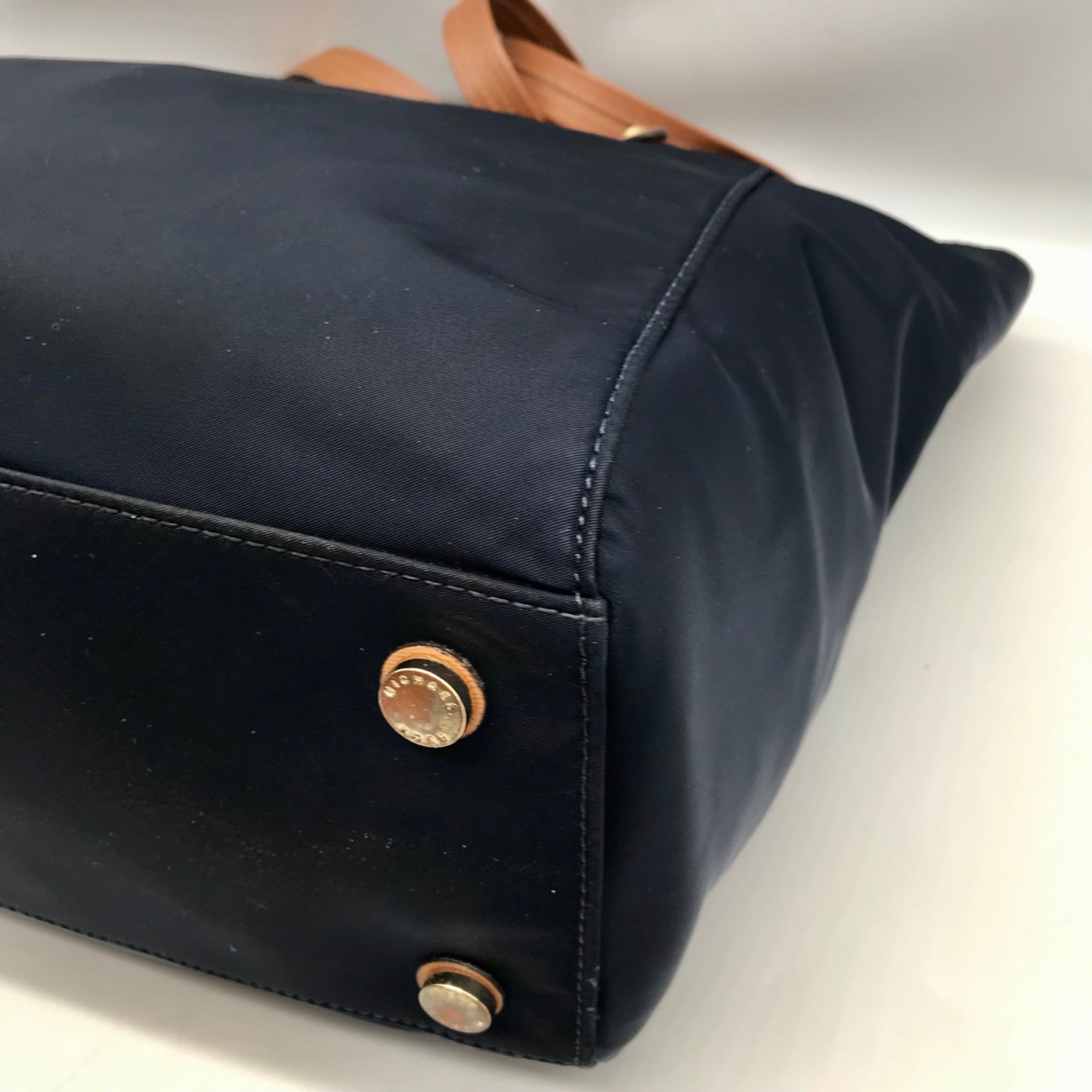 Michael Kors Blue Nylon Kelsey Tote Bag