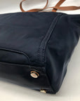 Michael Kors Blue Nylon Kelsey Tote Bag