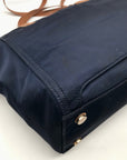 Michael Kors Blue Nylon Kelsey Tote Bag