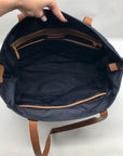 Michael Kors Blue Nylon Kelsey Tote Bag