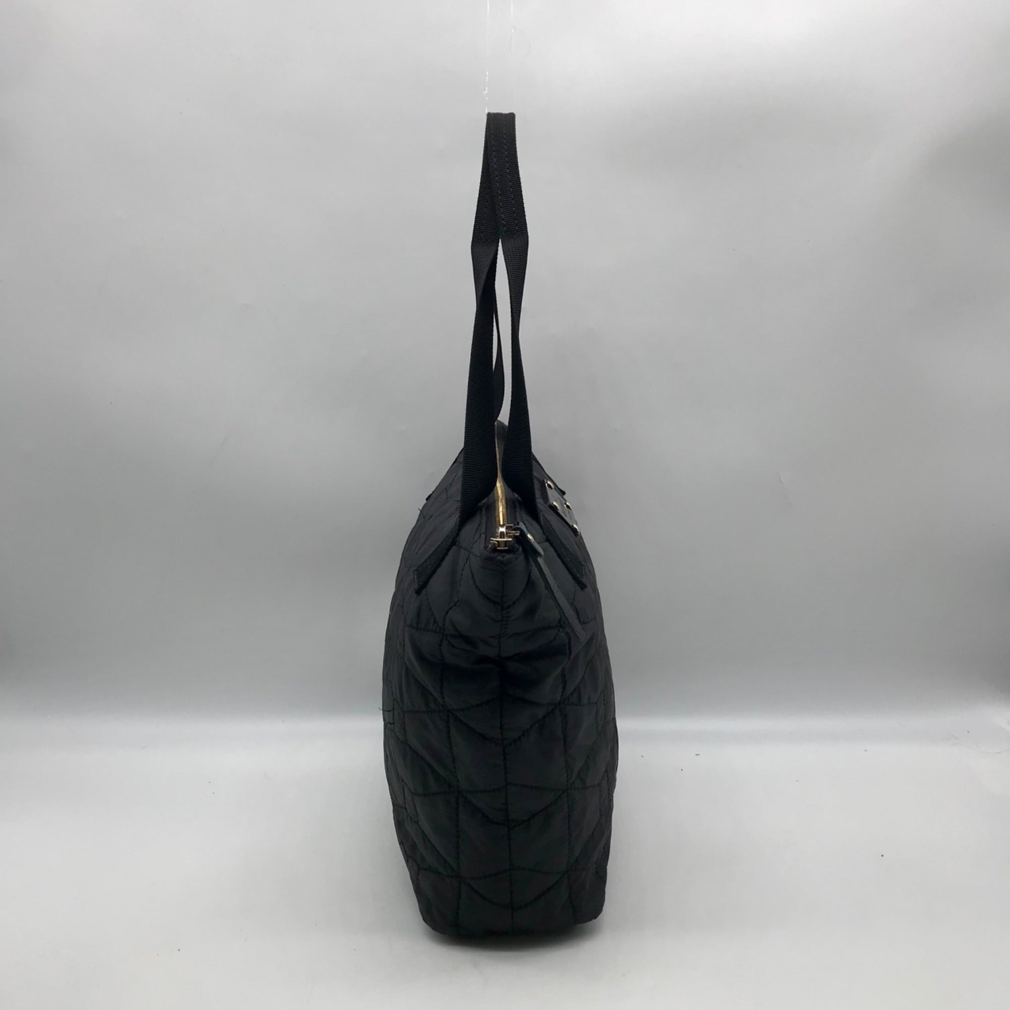Kate Spade Black Quilted Nylon Tote Bag