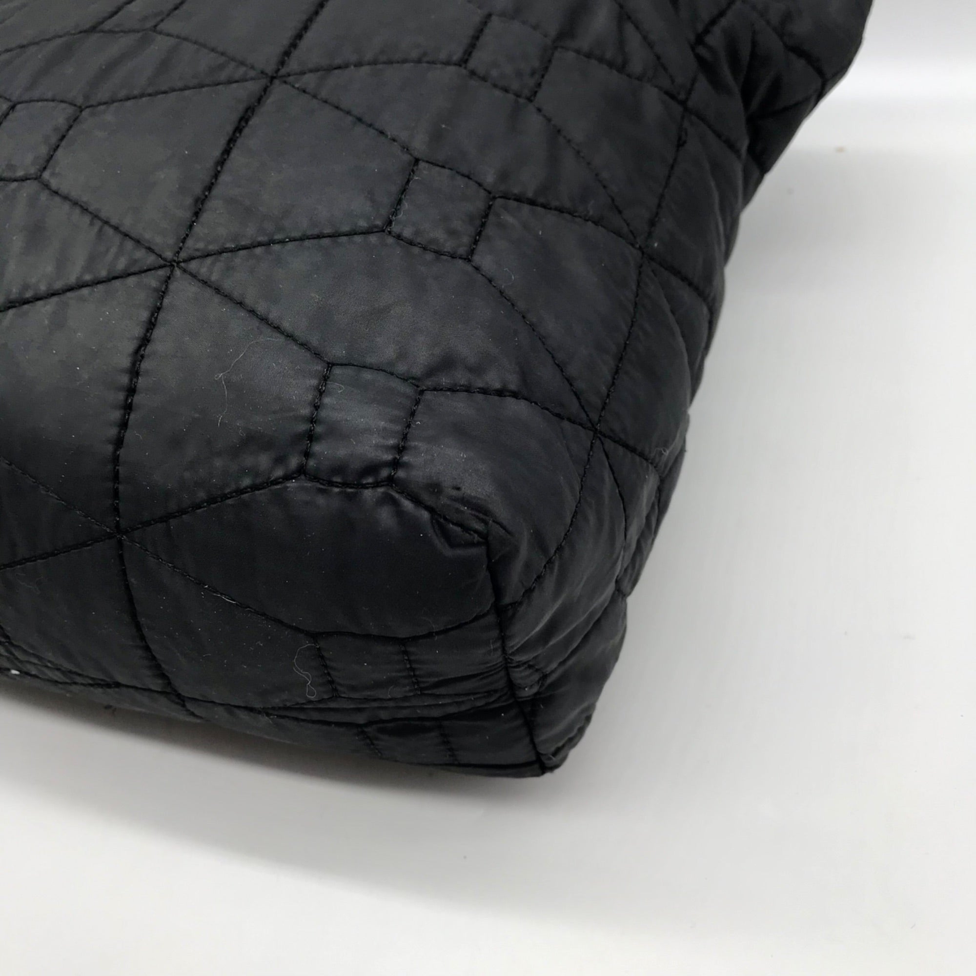 Kate Spade Black Quilted Nylon Tote Bag