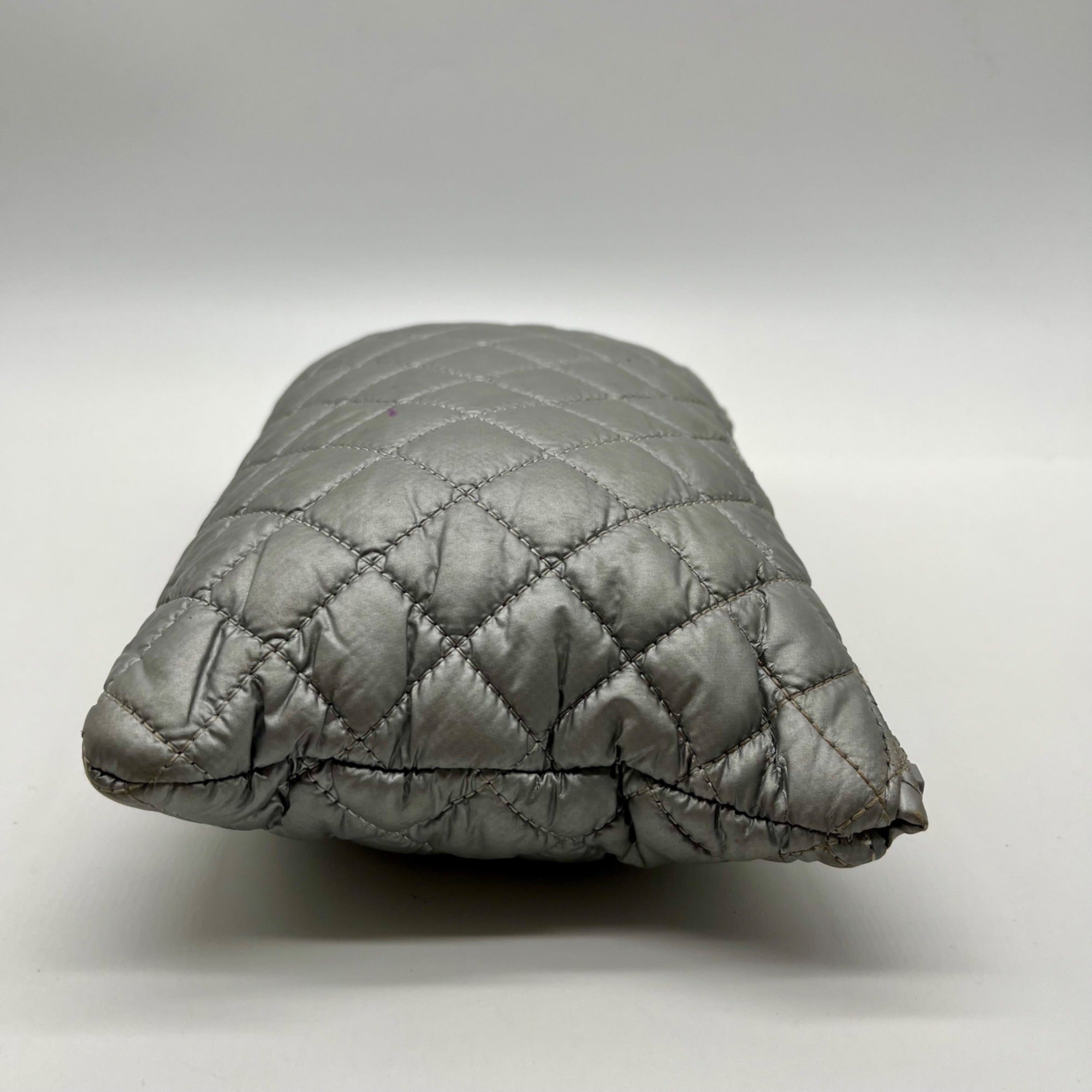 MZ Wallace Metallic Silver Metro Pouch
