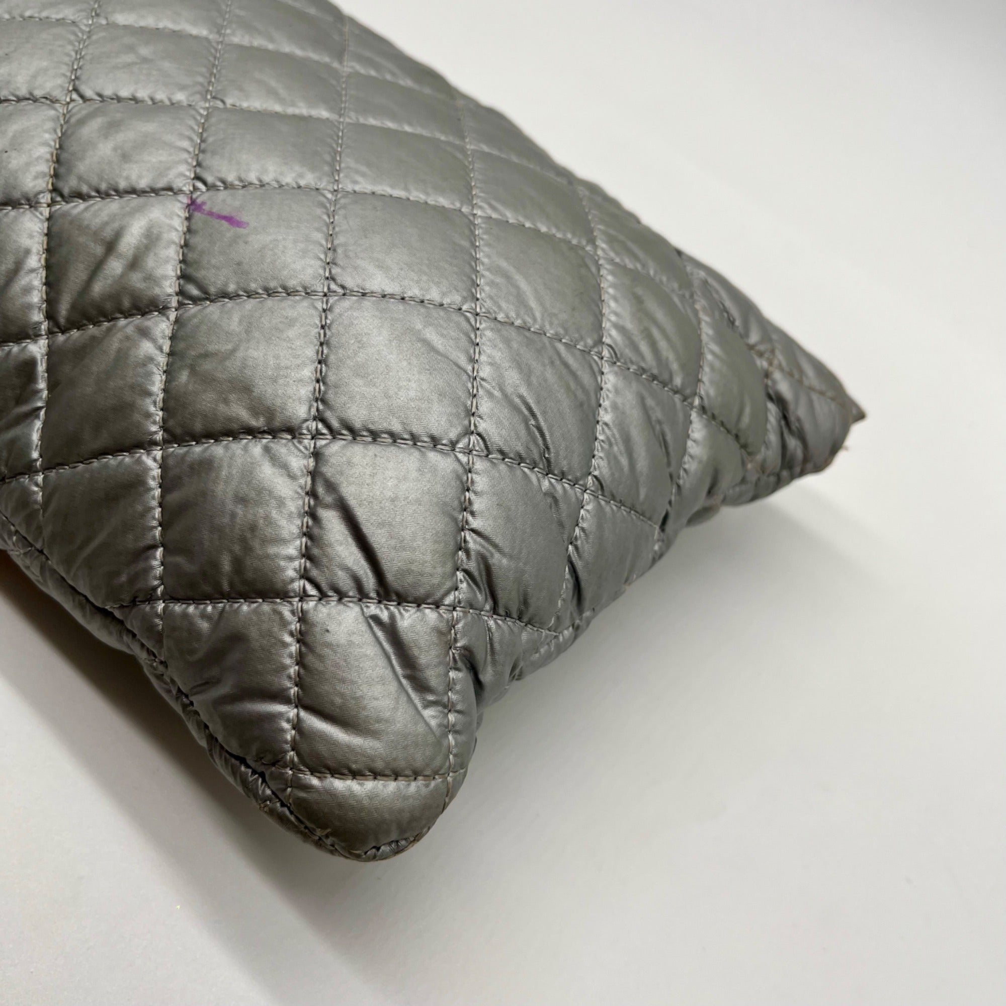 MZ Wallace Metallic Silver Metro Pouch