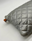 MZ Wallace Metallic Silver Metro Pouch