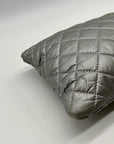 MZ Wallace Metallic Silver Metro Pouch