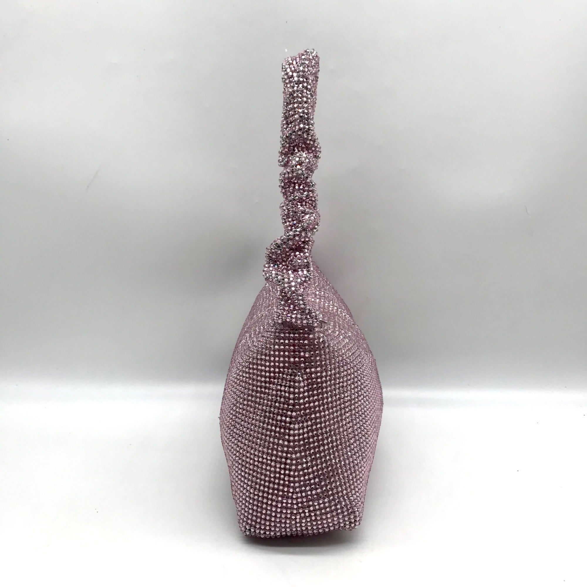 I.N.C. International Concepts Pink Mesh Scrunch Shoulder Bafg