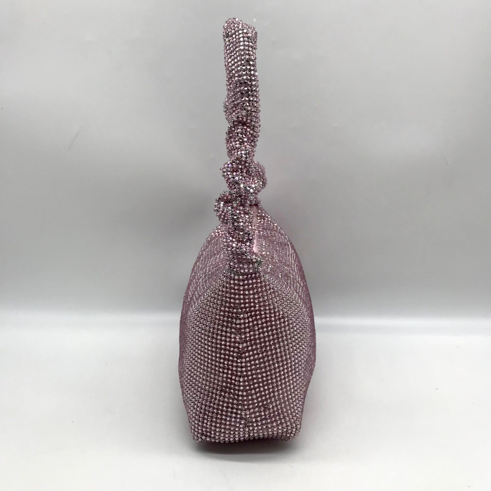 I.N.C. International Concepts Pink Mesh Scrunch Shoulder Bafg