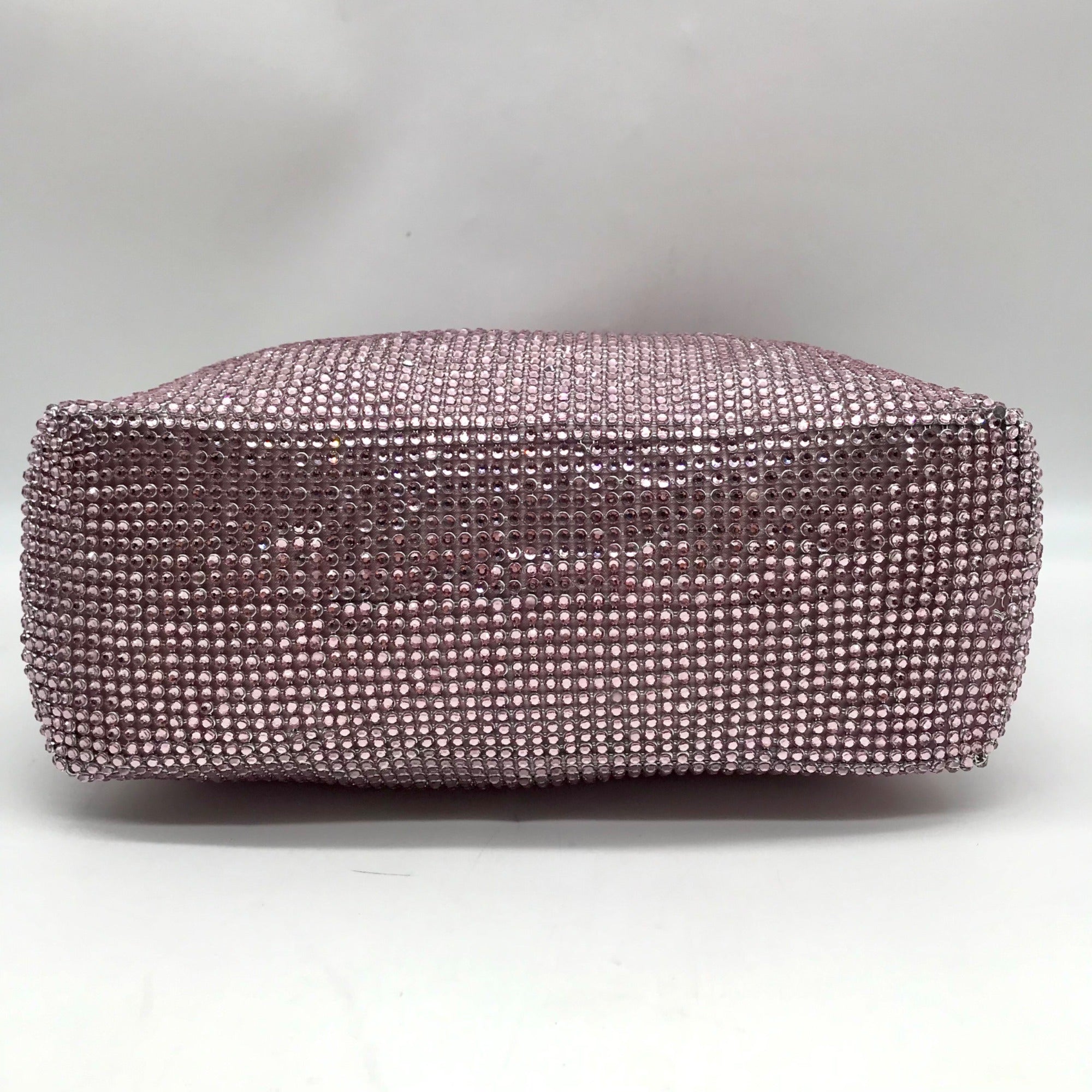 I.N.C. International Concepts Pink Mesh Scrunch Shoulder Bafg