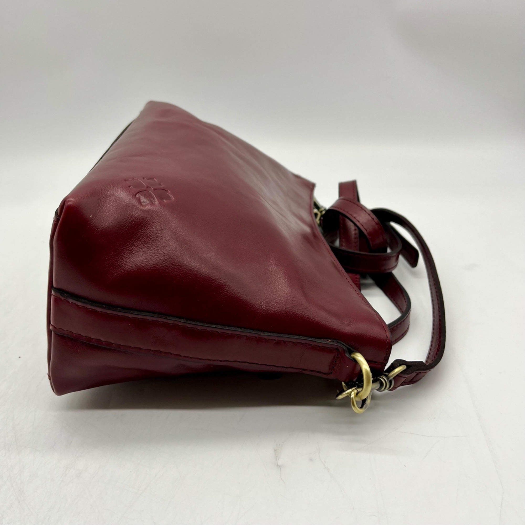 Patricia Nash Red Leather Crossbody Bag
