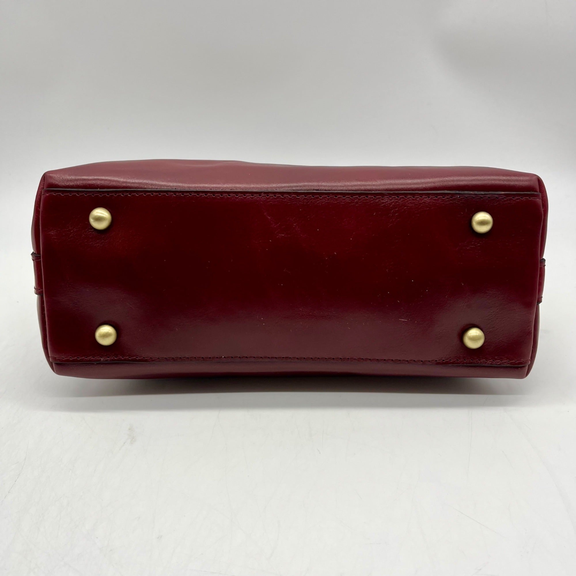 Patricia Nash Red Leather Crossbody Bag