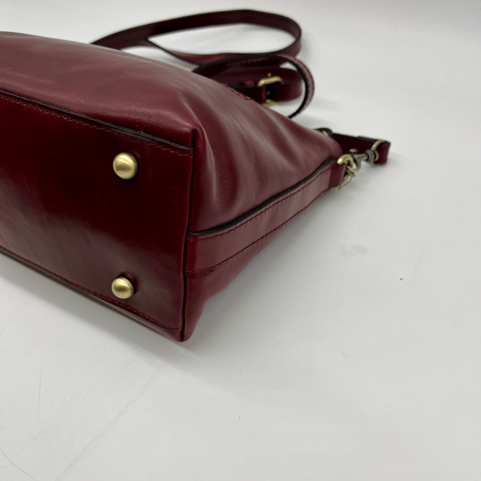 Patricia Nash Red Leather Crossbody Bag