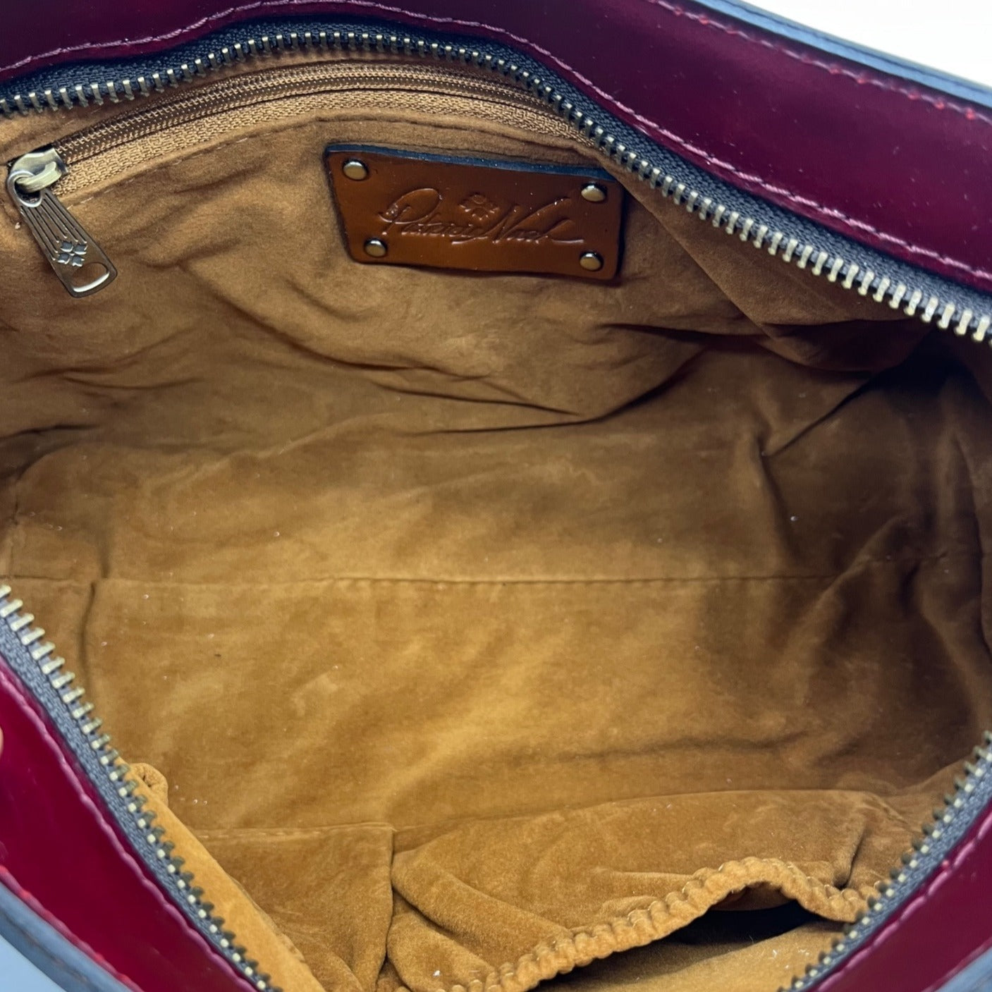 Patricia Nash Red Leather Crossbody Bag