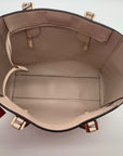 Michael Kors Nude Pebbled Leather Kimberly Large Tote