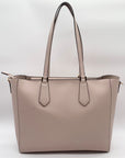 Michael Kors Nude Pebbled Leather Kimberly Large Tote