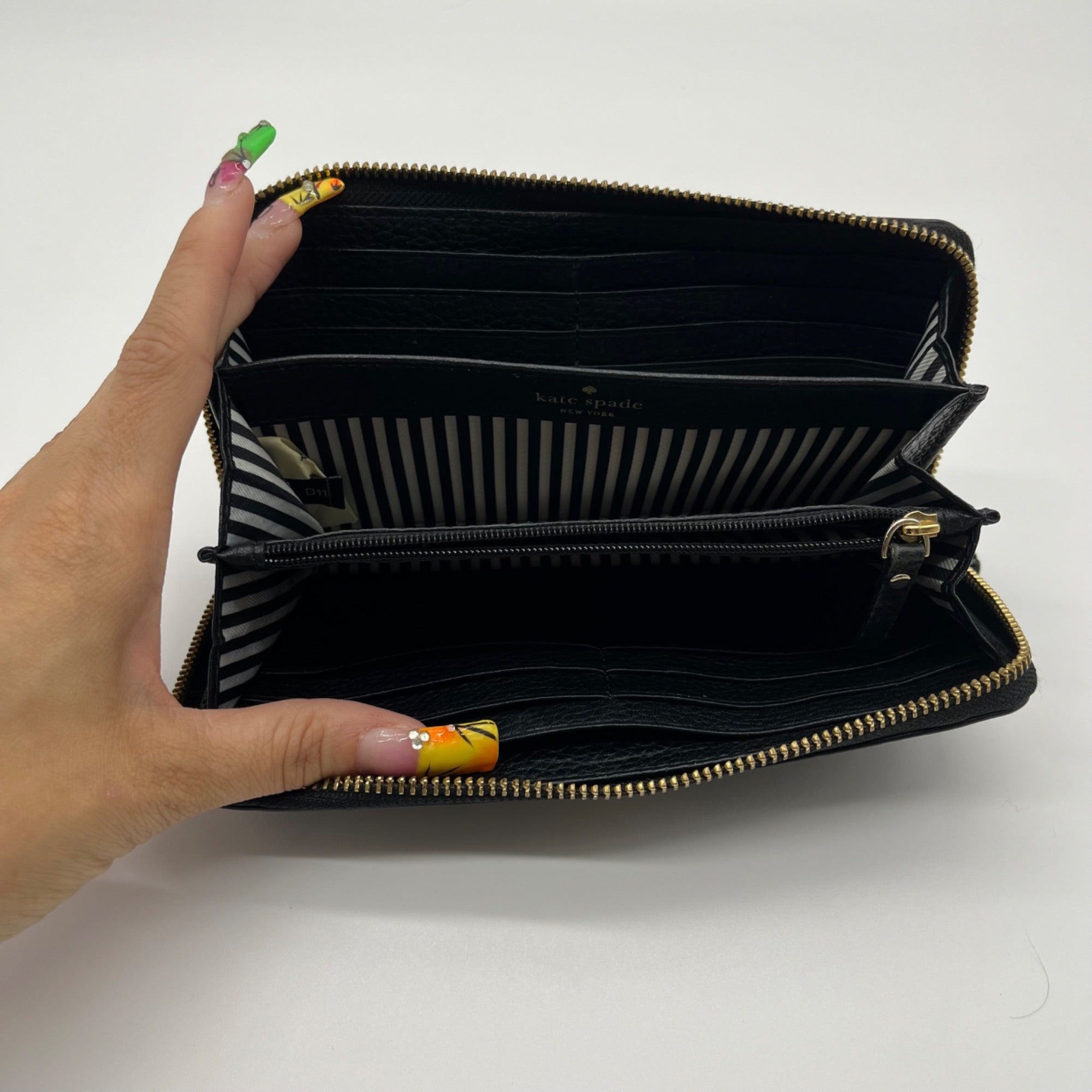 Kate Spade Black Leila Large Continental Wallet