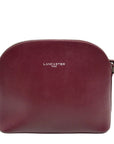 Lancaster Paris Burgundy Saffiano Leather  Crossbody Bag
