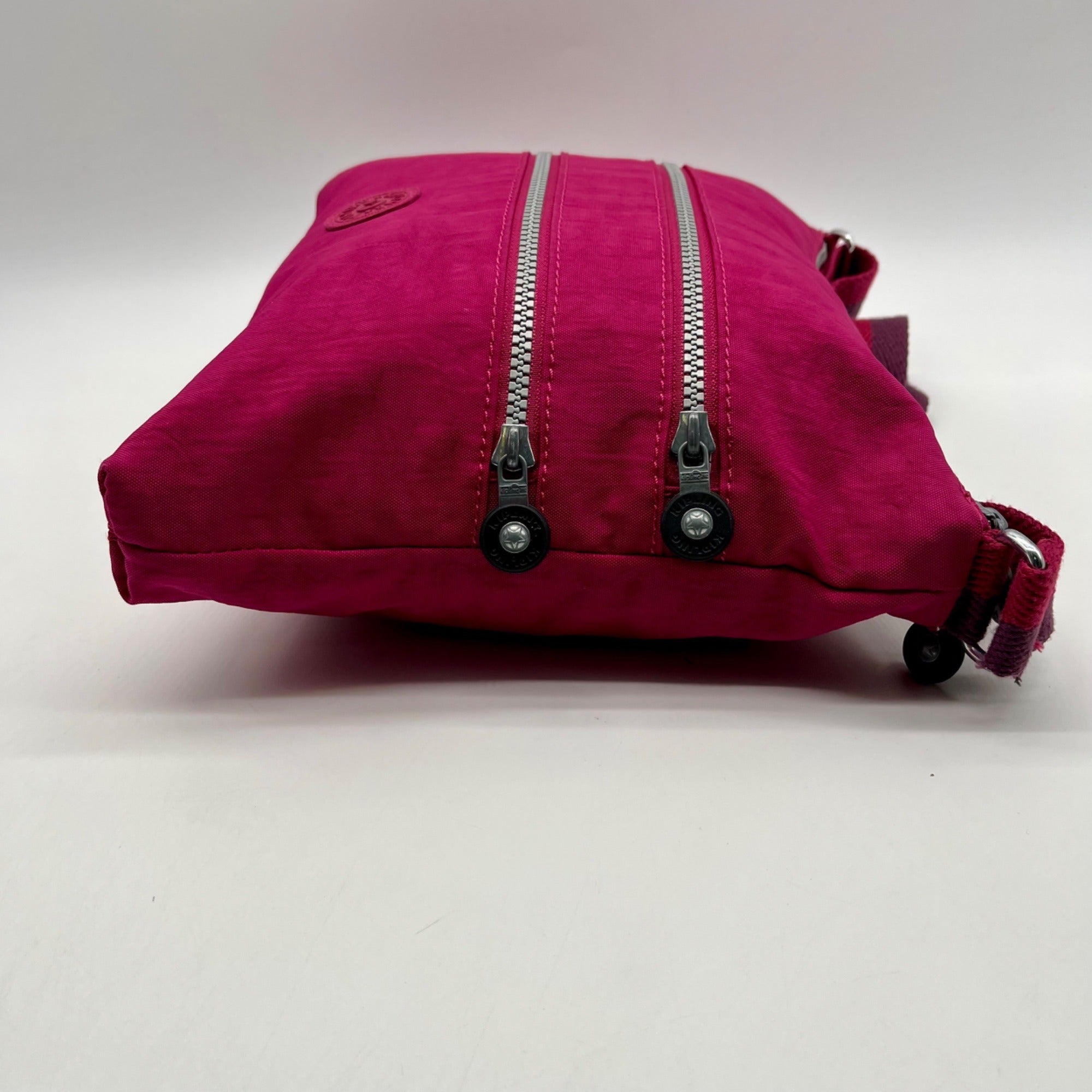 Kipling Alvar Hot Pink Nylon Crossbody Bag