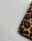 I.n.c. International Concepts Leo/Black Fabric Ashlii Phone Wristlet Crossbody