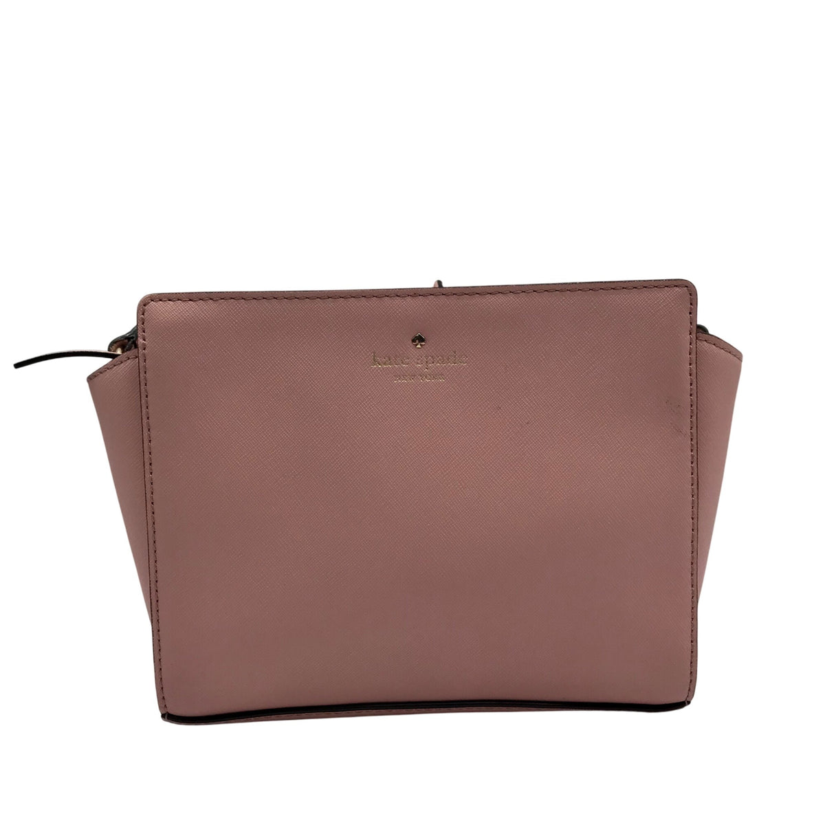Kate Spade Pink Saffiano Leather Grand Street Hayden Crossbody Bag